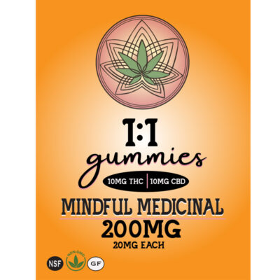 1:1 CBD/THC 20mg Gummies - Mindful Medicinal Sarasota CBD
